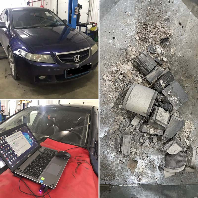 Удалили катализатор на Honda Accord в Орске